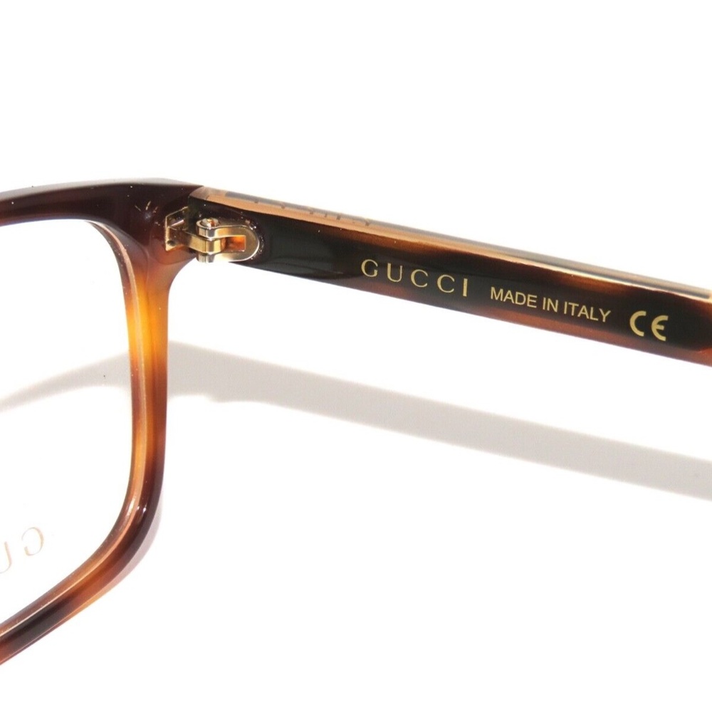 Gucci 0530O 0530 006 57 Havana Crystal Eyeglasses - Picture 5 of 5